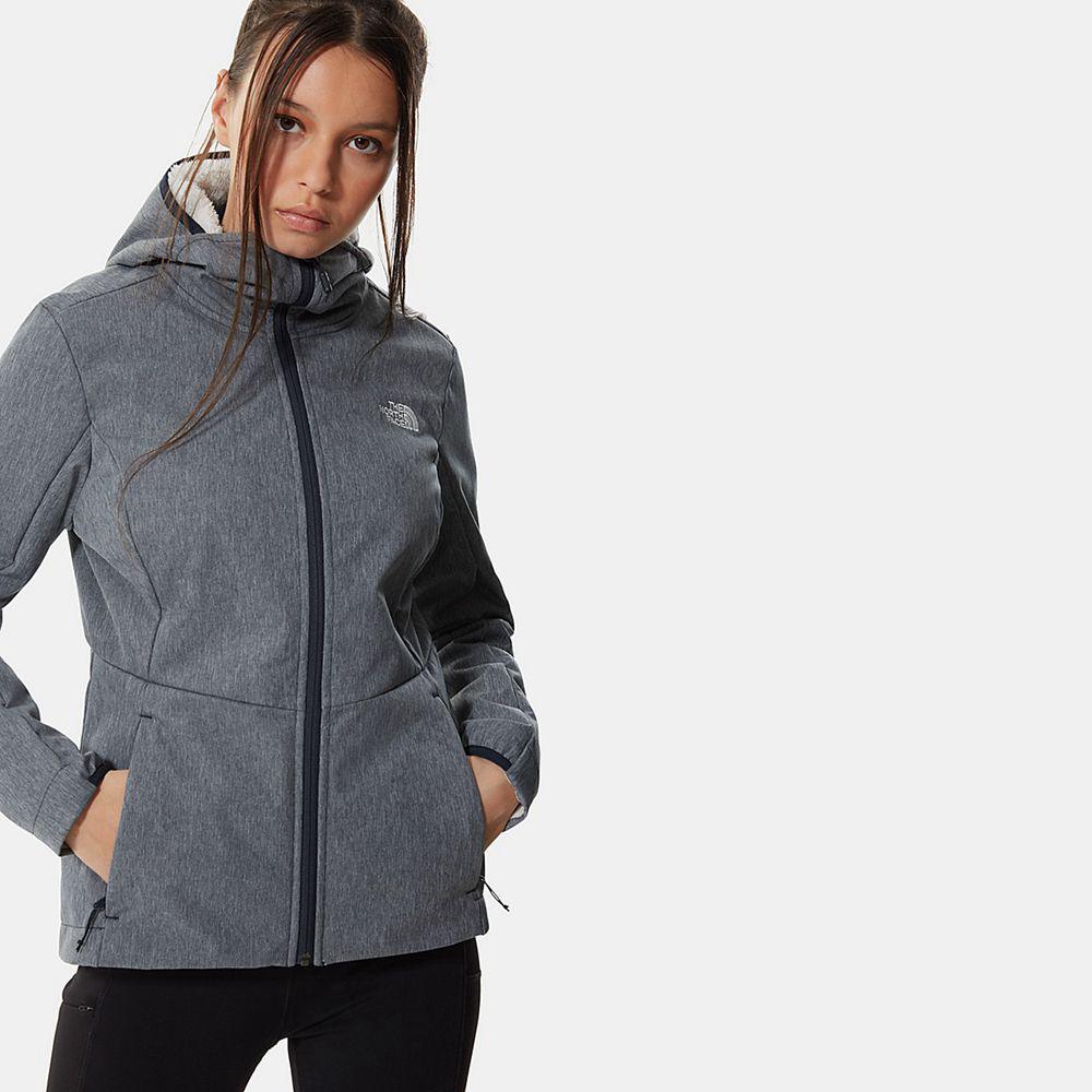 The North Face Quest Highloft Γυναικεια Μπουφάν Softshell - Σκουρο Μπλε (GUJS25470)